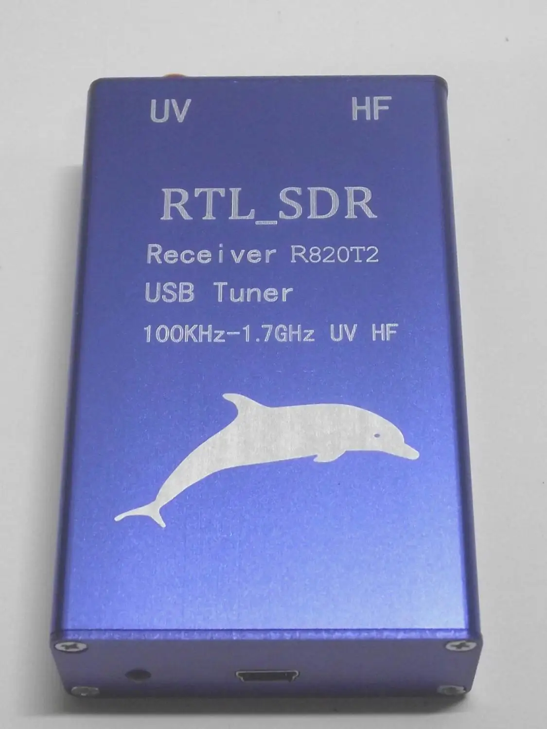100KHz-1.7 GHz programinė įranga, radijo visiškai grupė RTL-SDR imtuvas R820T2 aviacijos grupė