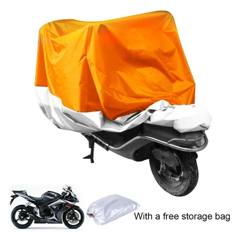 Atsparus vandeniui Motociklo Padengti apsauga nuo dulkių Rainproof Anti-UV Lauko Motociklą apsauginis Dangtis