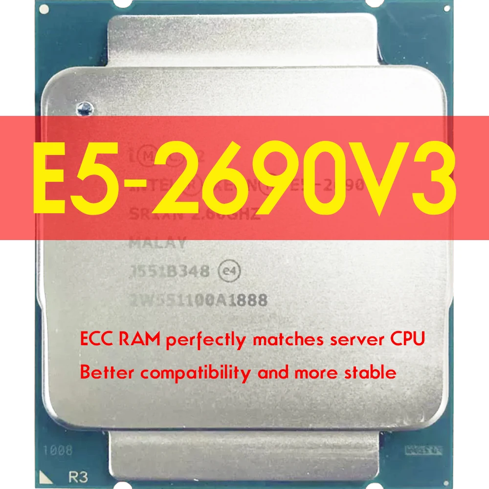 HUANANZHI BD4 X99 Plokštė Combo Kit Rinkinys 2011-3 XEON E5 2690 V3 2* 16 GB = 32GB 3200MHz DDR4 RAM REG ECC Atminties NVME USB3.0