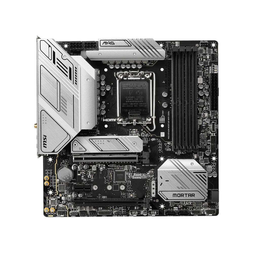 Intel I5 13490F CPU + MSI MAG B760M SKIEDINIO WIFI DDR4 MATX PC WIFI6E LGA 1700 B760 PCIE5.0 Plokštė Žaidimų
