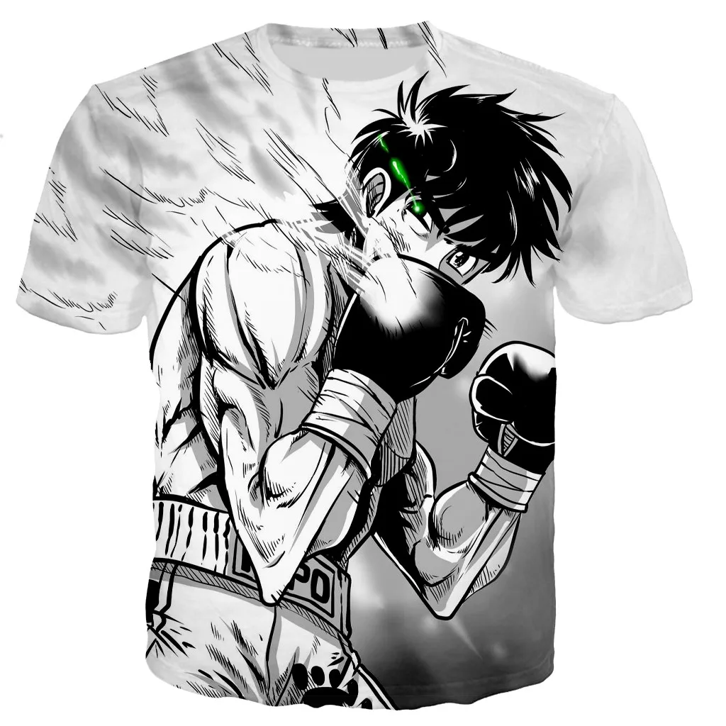 Karšto Pardavimo Anime Hajime No Ippo T-shirt Vyrai/moterys Naujas Mados Cool 3D Spausdinti marškinėliai Atsitiktinis Stiliaus Marškinėlius Streetwear Viršūnes 6XL