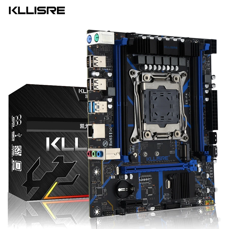 Kllisre X99 plokštė combo kit rinkinys LGA 2011-3 Xeon E5 2620 V3 CPU DDR4 16GB (2VNT 8G) 2133MHz ECC Atminties