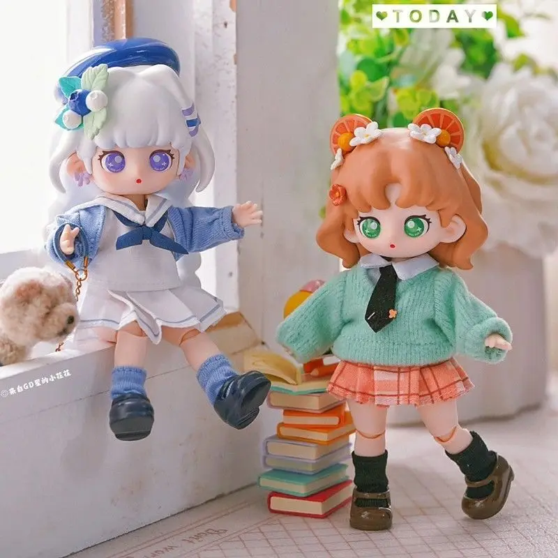 Ob11 Bjd Doll 10cm Jk Vienodas Mechaninė Kūno OB11 Lėlės Duomenys Modelis Anime 1/8 Bjd Doll Kawaii Staigmena, Dovana, Žaislai Mergaitėms