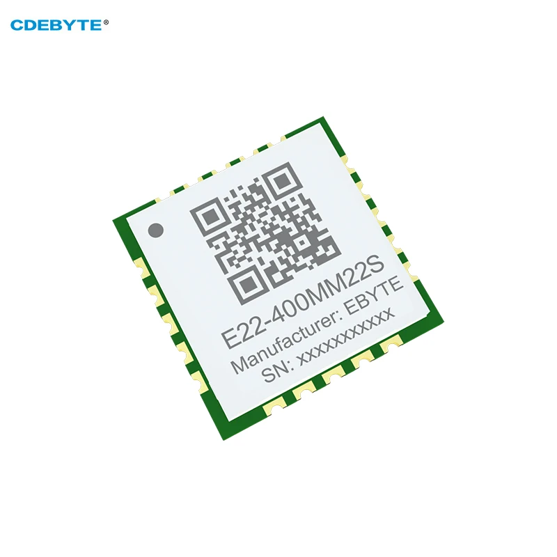 CDEBYTE SX1268 LoRa Modulis 433MHz E22-400MM22S Itin mažo Dydžio IPEX/Antspaudas Skylę 21.5 dBm 7KM SMD RF signalų siuntimo ir priėmimo Modulis