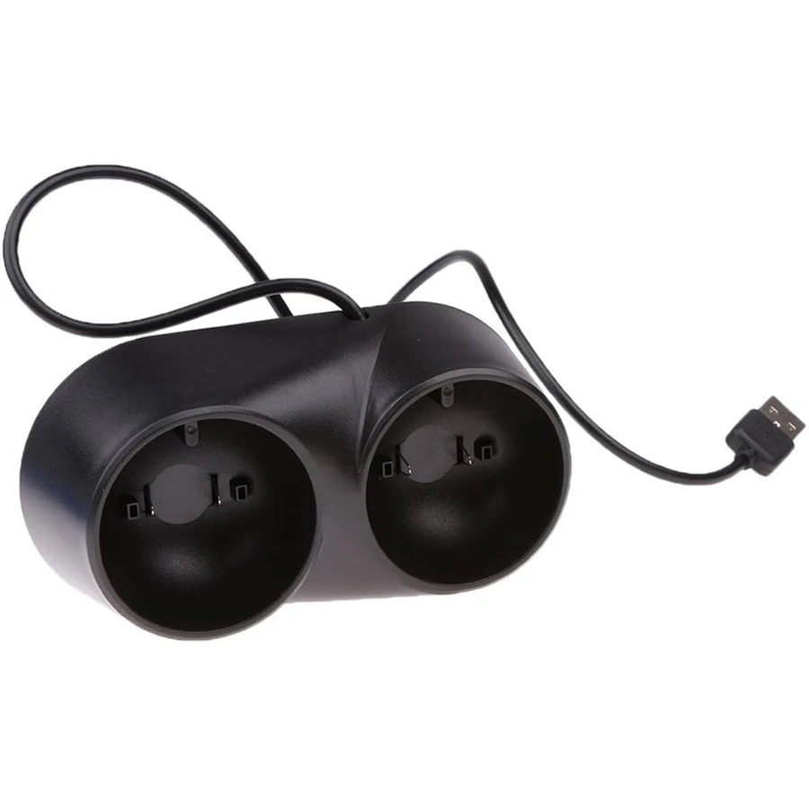 Karšto Dual USB Krovimo Doko Stotis Stovėti PS4 PlayStation 4 VR PSVR Žaidimų Valdiklis Rankena, Įkroviklis Laikiklio Apkaba, skirta PS VR