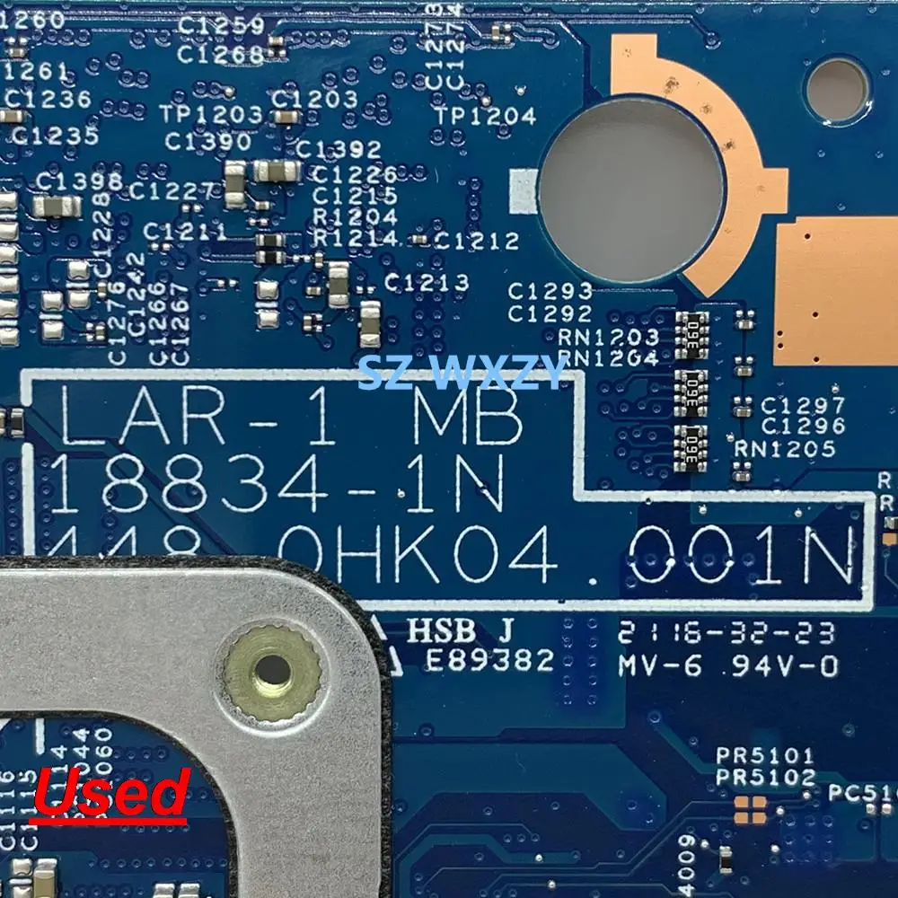 Naudotas Lenovo ThinkPad L13 Nešiojamojo kompiuterio pagrindinę Plokštę Su i5-10210U CPU 4+4G GPU 5B20W63679 448.0HK04.001N 100% Patikrintas Greitas Laivas