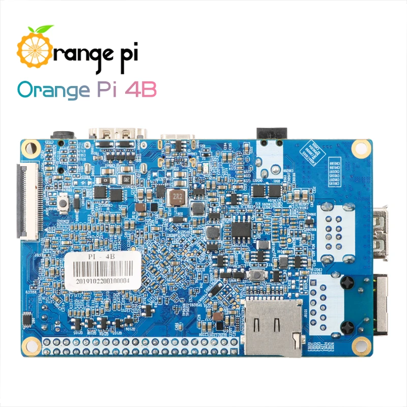 Oranžinė Pi 4B 4GB DDR4+16GB EMMSP 