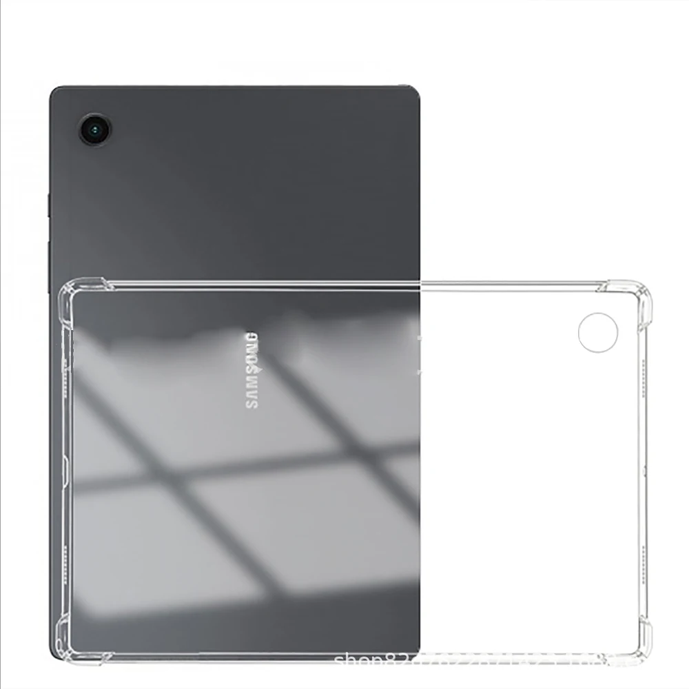 TPU Case for Galaxy Tab A8 10.5 2021 Atveju Silikono Minkštas Galinio Dangtelio Samsung Tab A8 SM-X200 X205 10.5 Skaidri Korpuso Coque
