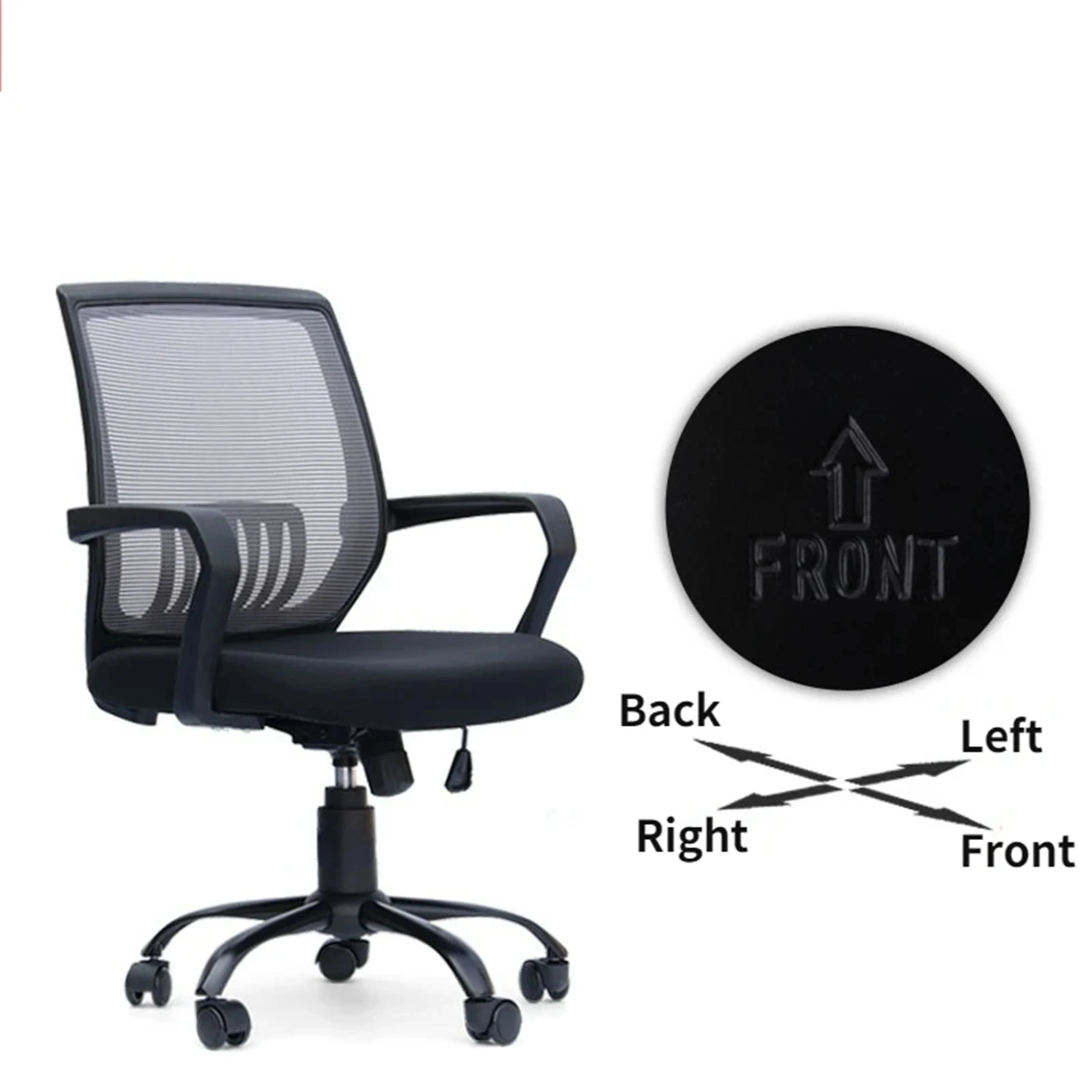 Biuro Kėdė Rankos Pakeitimas Mygtukai Viršuje, Kairėje ir Dešinėje Stiprus Žaidimų Kėdės Porankiai Patvari Kompiuterio/Darbo/Žaidimų Kėdė