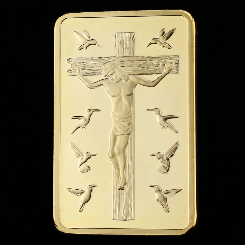 Dešimt dievo įsakymų Mozės Auksą, Padengtą Kolekcines Monetos Mūsų Viešpaties Jėzaus Gold Bar