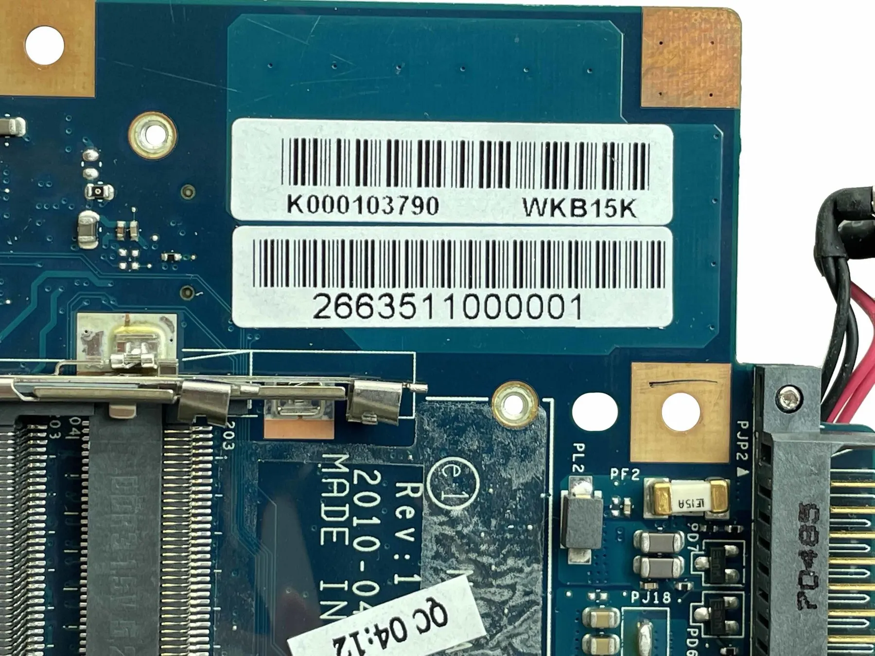Geriausias kainos ir K000103790, skirtas Toshiba Satellite L670 L675 Nešiojamas Plokštė NALAA LA-6042P SLGZS HM55 216-0772000 DDR3 100% Teste