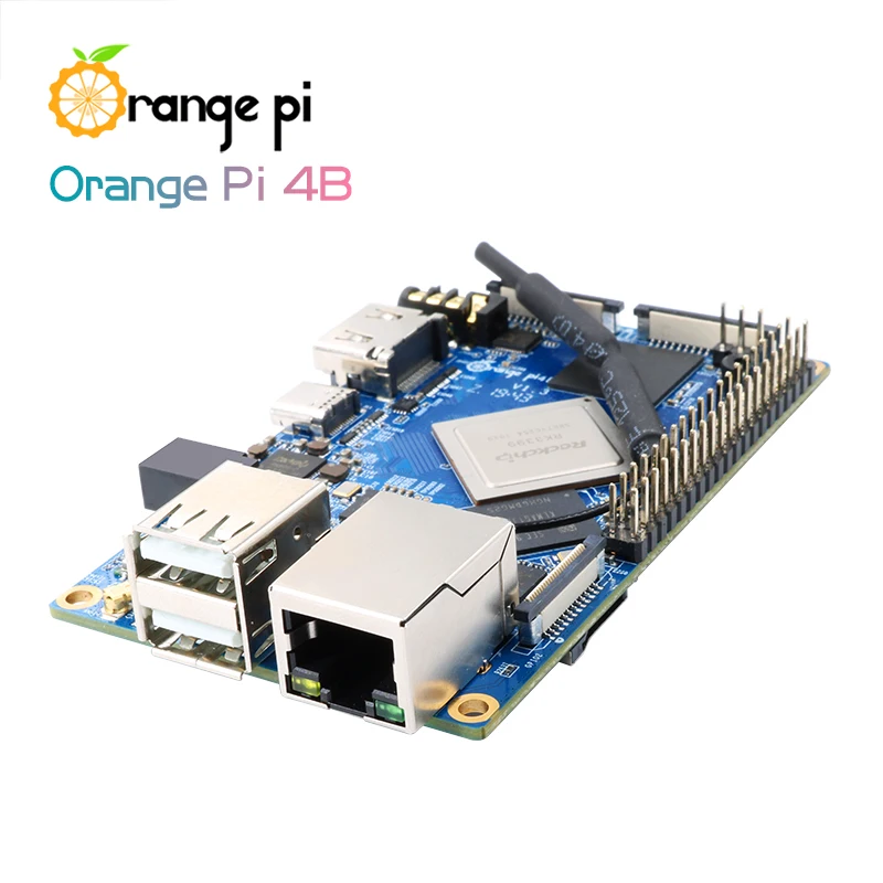 Oranžinė Pi 4B 4GB DDR4+16GB EMMSP 