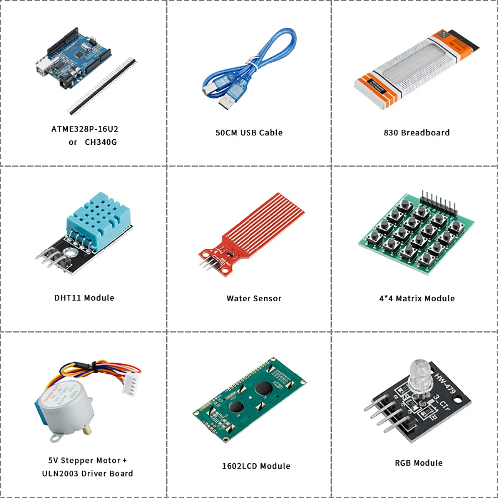 RGEEK NAUJAUSIAS RDA Starter Kit for Arduino UNO R3 Patobulinta Versija Mokymosi Suite Su Mažmeninės prekybos Langelį Arduino
