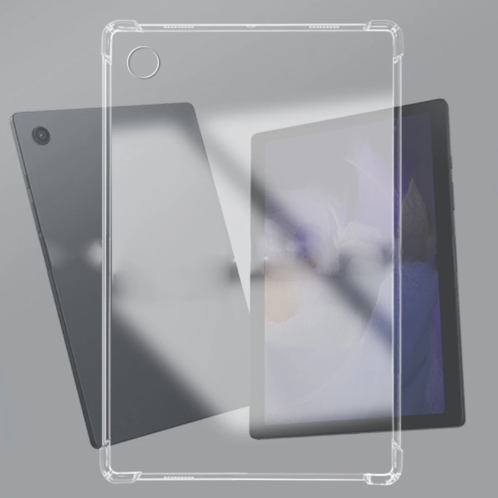 TPU Case for Galaxy Tab A8 10.5 2021 Atveju Silikono Minkštas Galinio Dangtelio Samsung Tab A8 SM-X200 X205 10.5 Skaidri Korpuso Coque