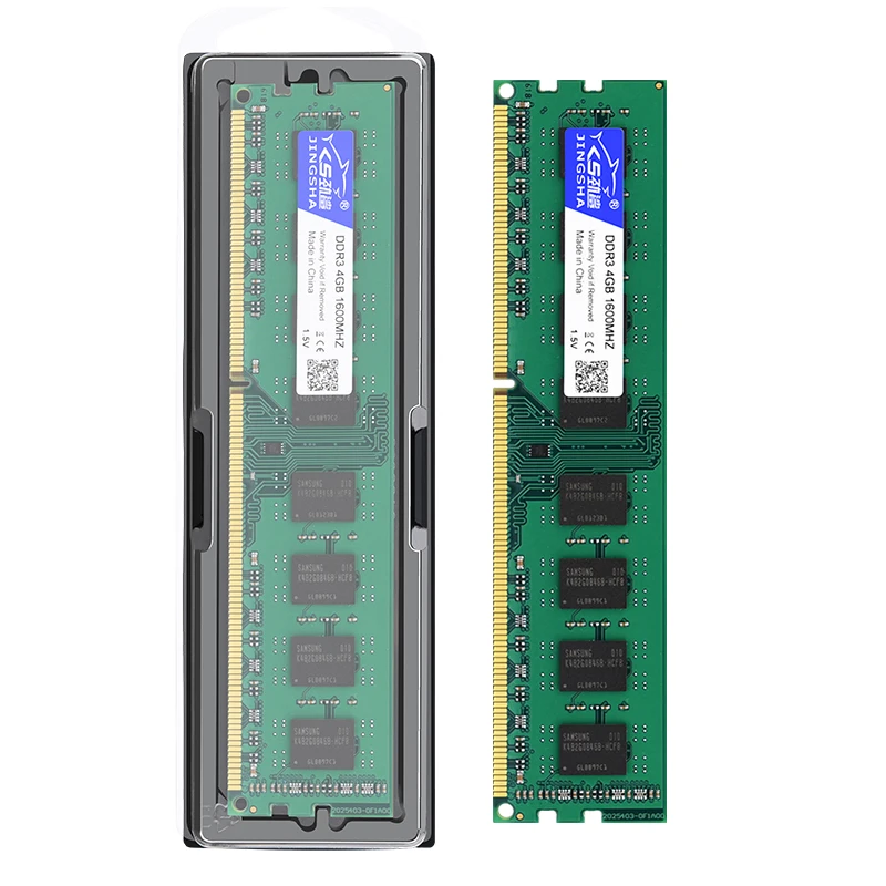 JINGSHA Ram DDR3 8GB 4GB 2GB 1333 1 600mhz Darbalaukio Atminties UDIMM Visose pagrindinėse plokštėse su AMD