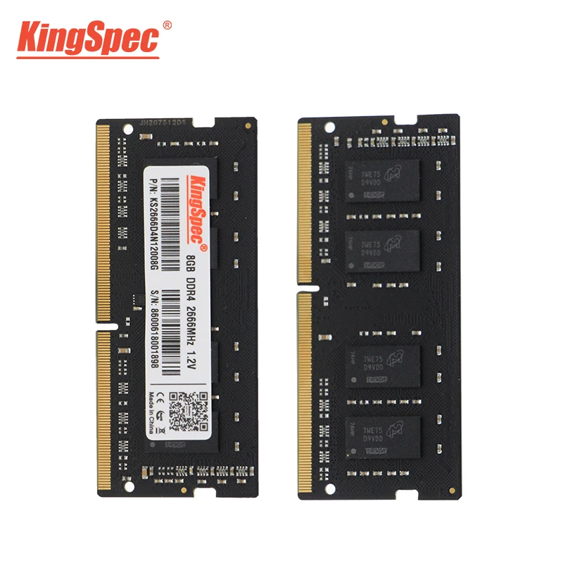 KingSpec Memoria Ddr4 Ram 16GB 32GB 8GB 4GB 2666MHz RAM Atminties Kortelė Nešiojamojo Kompiuterio Priedai Memoria DDR4 Modulį 1.2 V